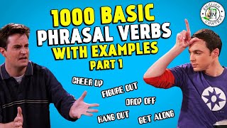 1000 Basic Phrasal Verbs  PART 1  Get Along Figure Out Cheer Up [upl. by Reagen]