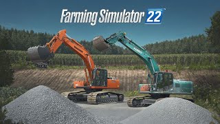 FS22 Testing FS Miners TerraFarm amp Top Excavator Mods  Farming Simulator 22 [upl. by Ahsauqram]