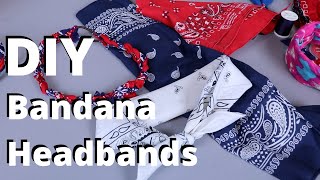 6 DIY Bandana Headbands  Tutorial Tuesday Ep 133 [upl. by Ytsirhk731]