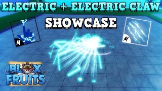 ELECTRIC  ELECTRIC CLAW SHOWCASE ⚡  Blox Fruits [upl. by Ahcarb]