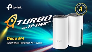 TPLink Deco M4 WiFi Speedtest with 1Gbps Internet [upl. by Tab]