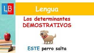 Determinantes DEMOSTRATIVOS ✔👩‍🏫 PRIMARIA [upl. by Eilac]