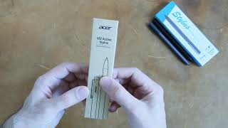 Acer USI Active Stylus Pen Unboxing and First Impression [upl. by Lettie974]