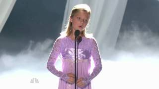 Jackie Evancho  AGT  Sept 7 2010 quotPie Jesuquot [upl. by Layod775]