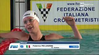 Federica Pellegrini  200m Women Freestyle  Campionati Italiani Assoluti 2021 [upl. by Bull299]