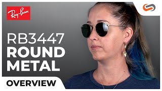 RayBan RB3447 Round Metal Overview  SportRx [upl. by Aiderfla561]