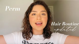 PERM HAIR CARE ROUTINE   Tips [upl. by Russom576]