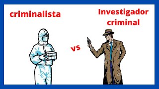 CRIMINALISTA VS INVESTIGADOR CRIMINAL [upl. by Pansir]