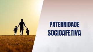 Paternidade socioafetiva [upl. by Sifan170]