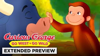 Curious George Go West Go Wild  George Goes to the Farm [upl. by Nollat413]