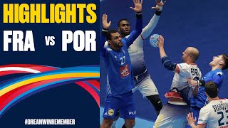 France vs Portugal Highlights  Day 2  Mens EHF EURO 2020 [upl. by Gena]