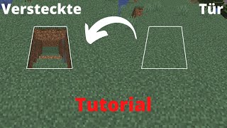 Redstone Geheimtür im Boden I Minecraft Tutorial I 116  117118119 I Deutsch [upl. by Aelram]