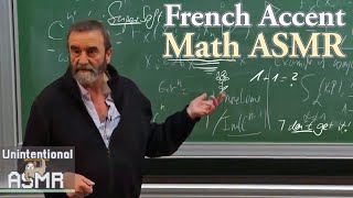 Unintentional MATH ASMR 👨🏻‍🏫 SleepInducing and Confusing Math Class Lovely French Accent [upl. by Enelehcim]