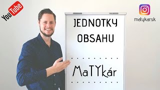 JEDNOTKY OBSAHU a ich premena [upl. by Koehler56]