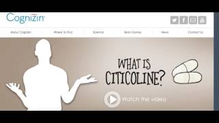 Cognizin Citicholine  The Truth About Citicholine amp The Best Brand [upl. by Eittocs]