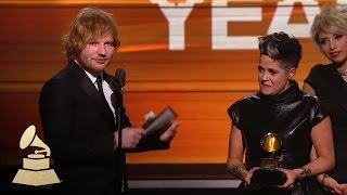 Ed Sheeran  Song of the Year  58th GRAMMYs [upl. by Naud]