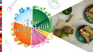 3x lekkere broodjes maken  Gezond recept [upl. by Akinor28]