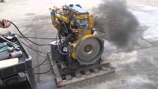 Reman Caterpillar C7 Bench Test [upl. by Jaco]