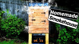 How To Make A Smoker  DIY Smokehouse [upl. by Aehtorod933]