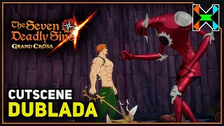 NANATSU GC DUBLADO  Escanor Vs Galand amp Melascula [upl. by Aivartal342]