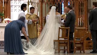 Solemn High Nuptial Latin Mass  June 22 2019  Cathedral Basilica of the Sacred Heart  Newark NJ [upl. by Iverson411]