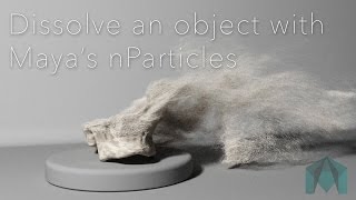 Maya  Basic Particle Dissolve Effect [upl. by Iveel204]