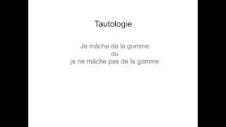 Tautologie [upl. by Leith]