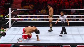 The Great Khali vs Alberto Del Rio Raw Nov 26 2012 [upl. by Aleen430]