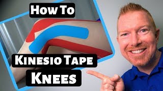 How To KT Tape A Knee │ Easy Guide To Kinesio Taping Knees [upl. by Llerrem]