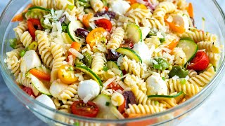 Quick and Easy Pasta Salad Recipe [upl. by Jo Ann481]