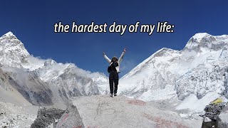 Hiking to EVEREST Base Camp  Full Vlog [upl. by Sherard722]