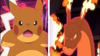 Ash  Pikachu  Vs Leon  Charizard  Gigantamax ep 13 AMV  Outta Control [upl. by Animrelliug]