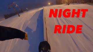 Night Snowboarding at Snoqualmie Pass WA [upl. by Leur198]