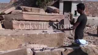 Oakville Stone  Quarry and Splitting Techniques [upl. by Shelby]