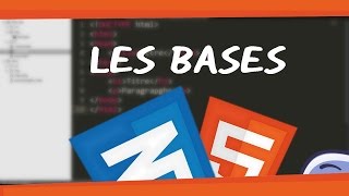 CREER UN SITE  HTMLCSS 1  LES BASES [upl. by Rednaeel]