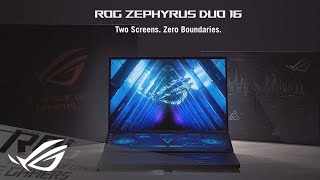 Unboxing the ROG Zephyrus Duo 16 2022  ROG [upl. by Garratt244]