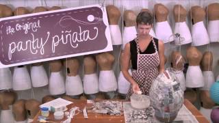 DIY Piñata How to make a piñata big and strong enough for grownups [upl. by Yspyg]