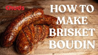 Brisket Boudin  Chuds BBQ [upl. by Yablon]