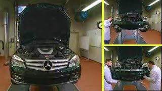 DIY MercedesBenz CClass Front Bumper Removal and Installation  W204 [upl. by Justine]