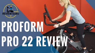 ProForm Studio Bike Pro 22 Exercise Bike Review [upl. by Melia]