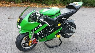 Fastest Pocketbike  PS 60 Mossi  Kawasaki Replica from Nitro Motors [upl. by Aket]