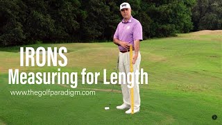 CLUBFITTING  Are Your Irons the Correct Length  The Golf Paradigm [upl. by Ailem470]