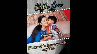 Chithi Love WhatsApp Status  Sruthiraj Thalattu Serial  Akka Paiyan Love ❤️ Love WhatsApp Status [upl. by Gilletta]