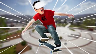 Skateboarding In VR Is AMAZING VR Skater [upl. by Llerol853]