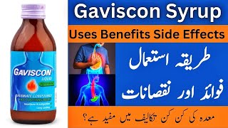 Gaviscon Syrup Benefits In Urdu  Gaviscon Syrup In Pregnancy [upl. by Ayekal43]