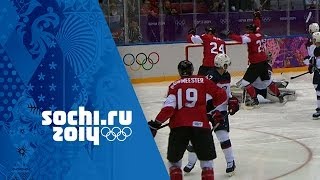 Ice Hockey  Mens SemiFinal  USA v Canada  Sochi 2014 Winter Olympics [upl. by Ahsitneuq127]