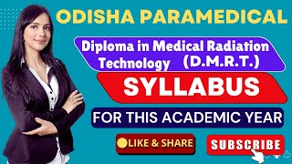 Paramedical New Update  Paramedical Syllabus  DMLT DMRT Syllabus [upl. by Tarsuss192]