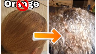 How To Tone Orange  Brassy Hair  Wella T14 [upl. by Uzia]