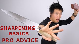 My Pro Knife Sharpening tips [upl. by Ahsaz]