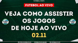 Jogos de Hoje  Onde Assistir Futebol Ao Vivo na TV  Guia dos jogos Internet Online  0211 Futemax [upl. by Lanford]